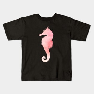 Pink Seahorse Kids T-Shirt